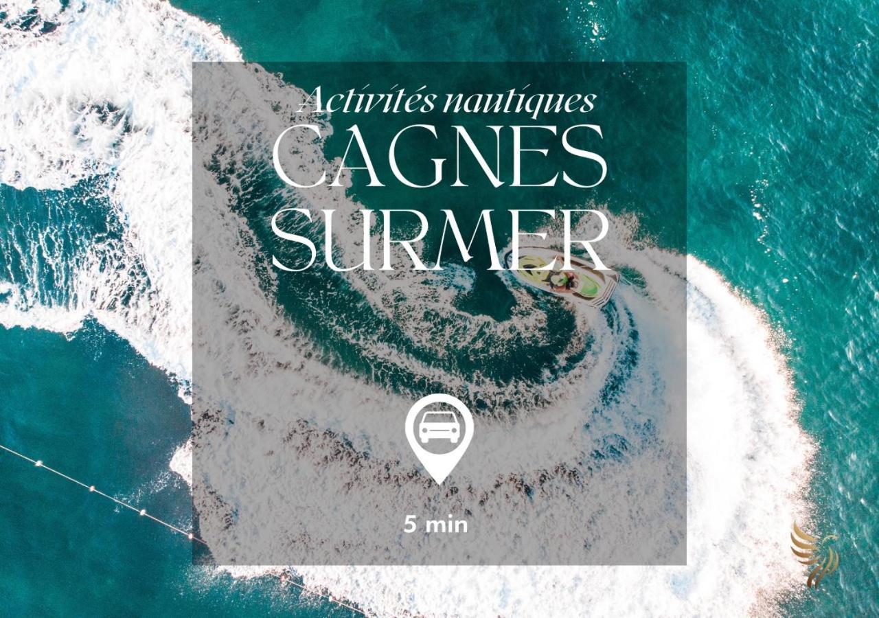 L'Appaloosa De Mer-Pool Tennis Parking-Sea View - -Capitalchic Services Cagnes Sur Me Екстериор снимка