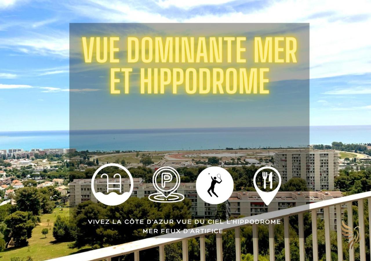 L'Appaloosa De Mer-Pool Tennis Parking-Sea View - -Capitalchic Services Cagnes Sur Me Екстериор снимка